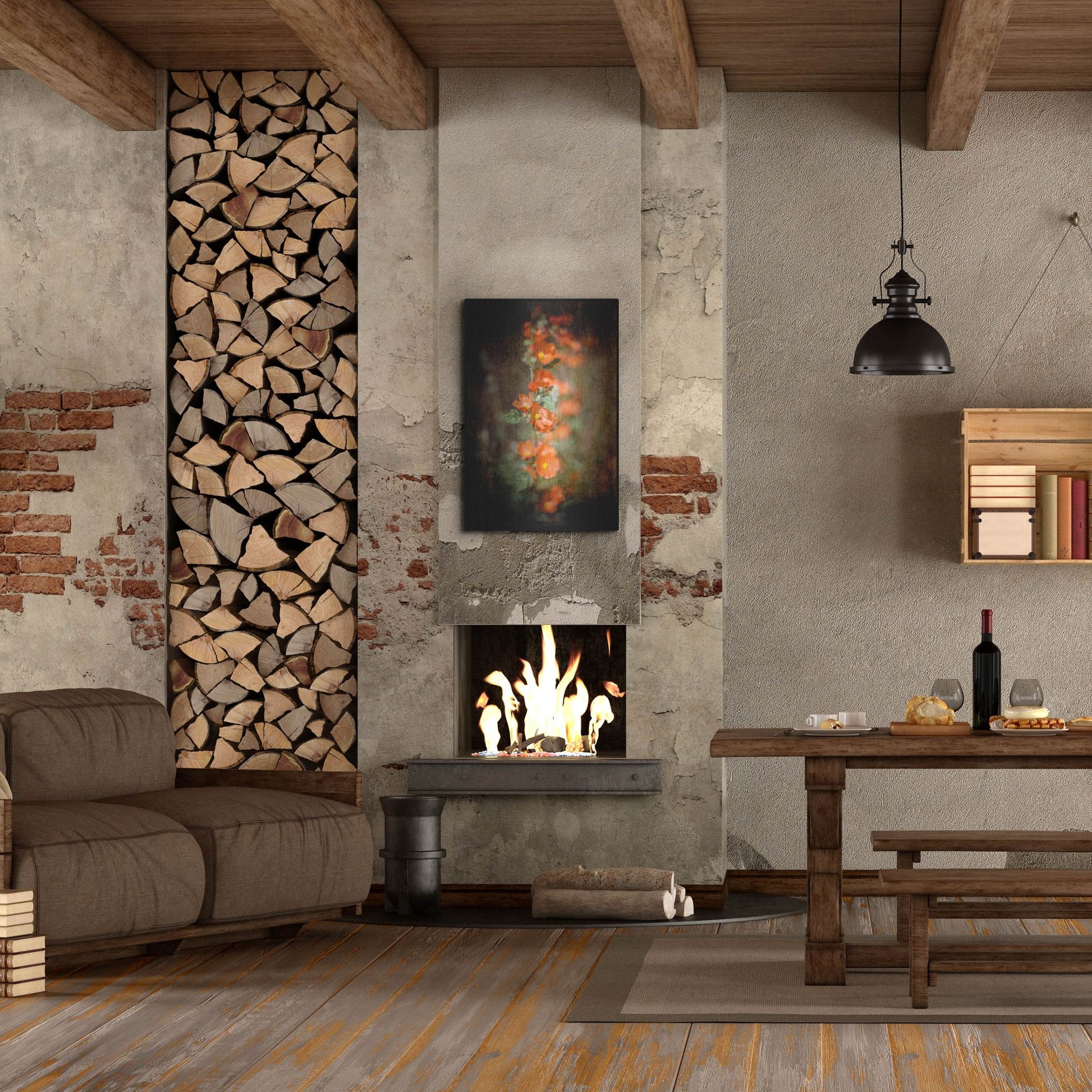 Luxe Metal Art 'Desert Flower 5' by Lightbox Journal, Metal Wall Art,24x36