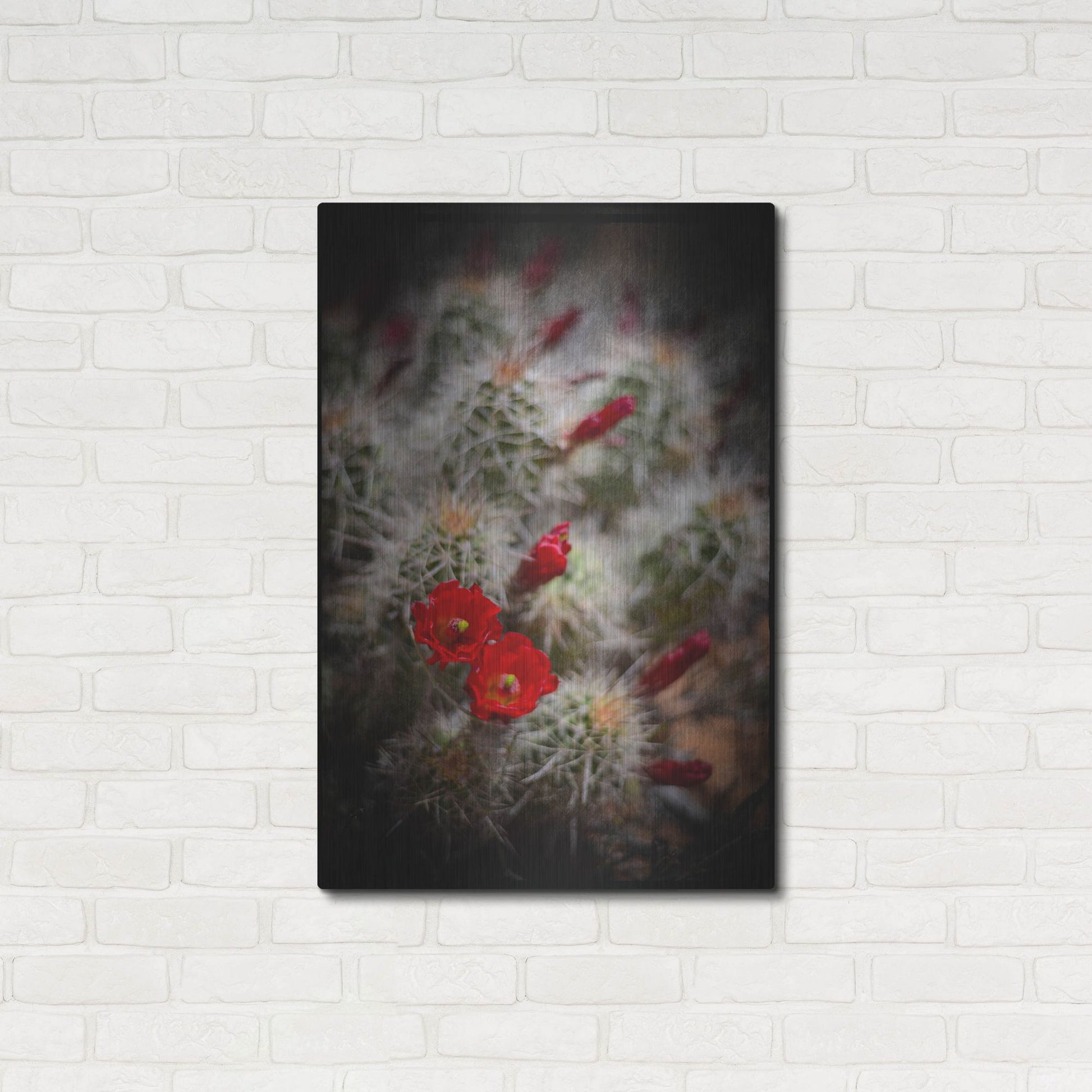 Luxe Metal Art 'Desert Flower 6' by Lightbox Journal, Metal Wall Art,24x36