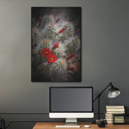 Luxe Metal Art 'Desert Flower 6' by Lightbox Journal, Metal Wall Art,24x36