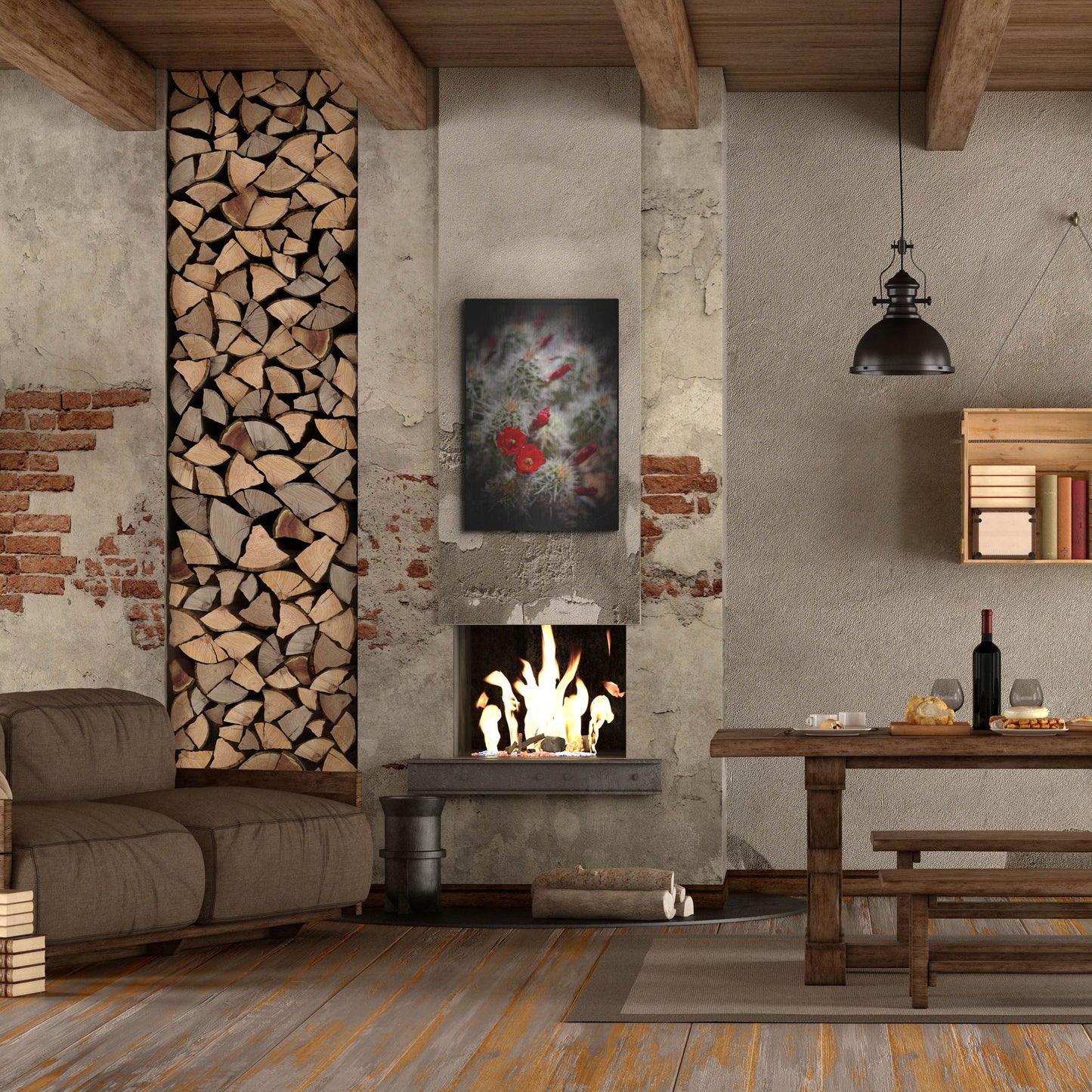 Luxe Metal Art 'Desert Flower 6' by Lightbox Journal, Metal Wall Art,24x36