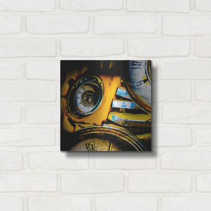 Luxe Metal Art 'Garage 1' by Lightbox Journal, Metal Wall Art,12x12