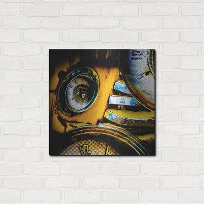 Luxe Metal Art 'Garage 1' by Lightbox Journal, Metal Wall Art,24x24