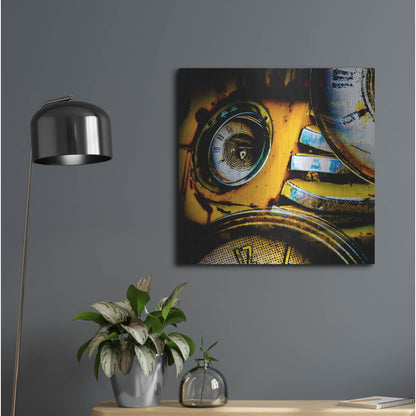 Luxe Metal Art 'Garage 1' by Lightbox Journal, Metal Wall Art,24x24