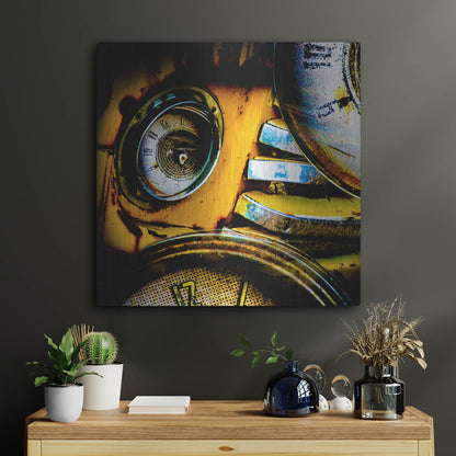 Luxe Metal Art 'Garage 1' by Lightbox Journal, Metal Wall Art,24x24