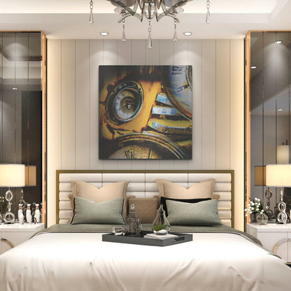 Luxe Metal Art 'Garage 1' by Lightbox Journal, Metal Wall Art,36x36