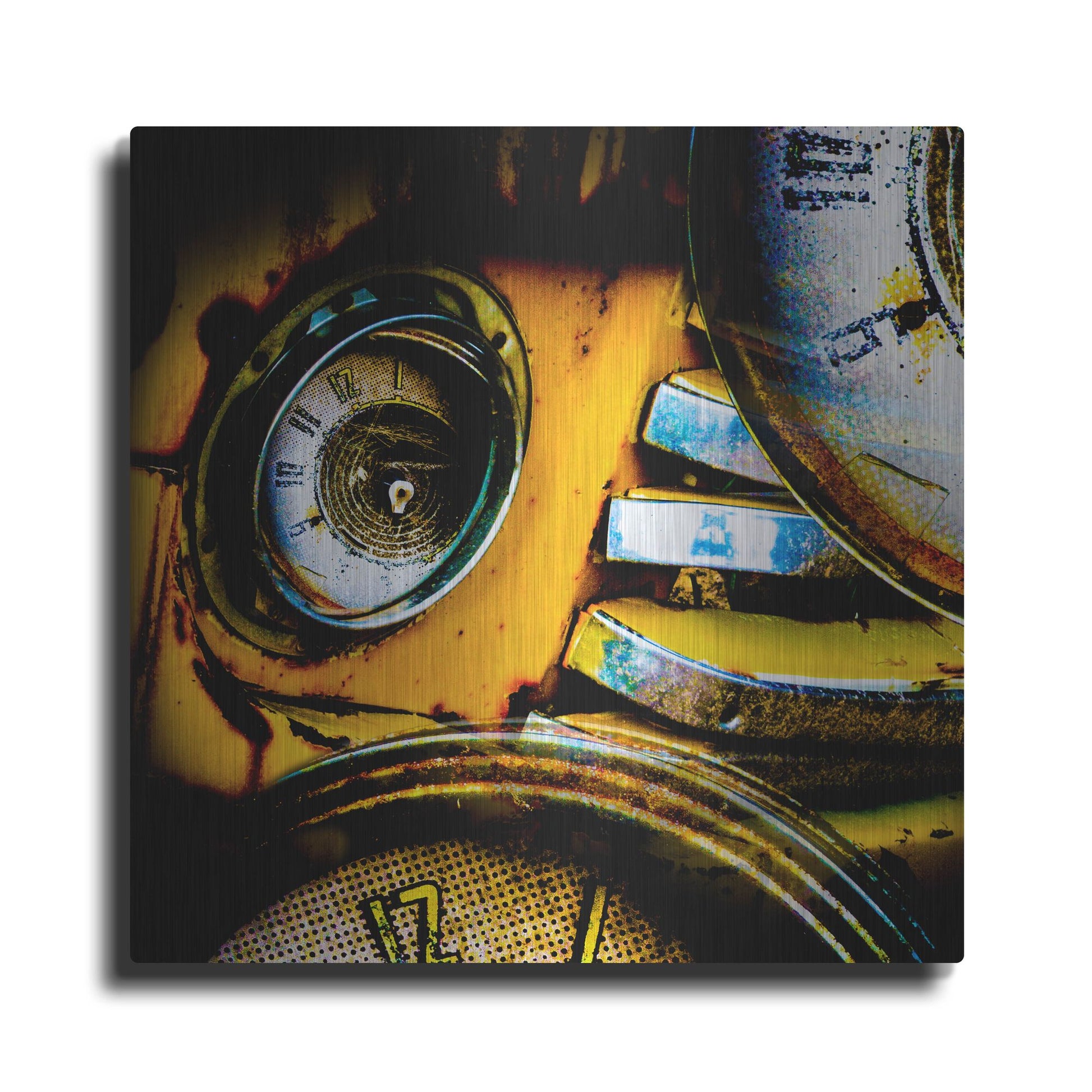 Luxe Metal Art 'Garage 1' by Lightbox Journal, Metal Wall Art