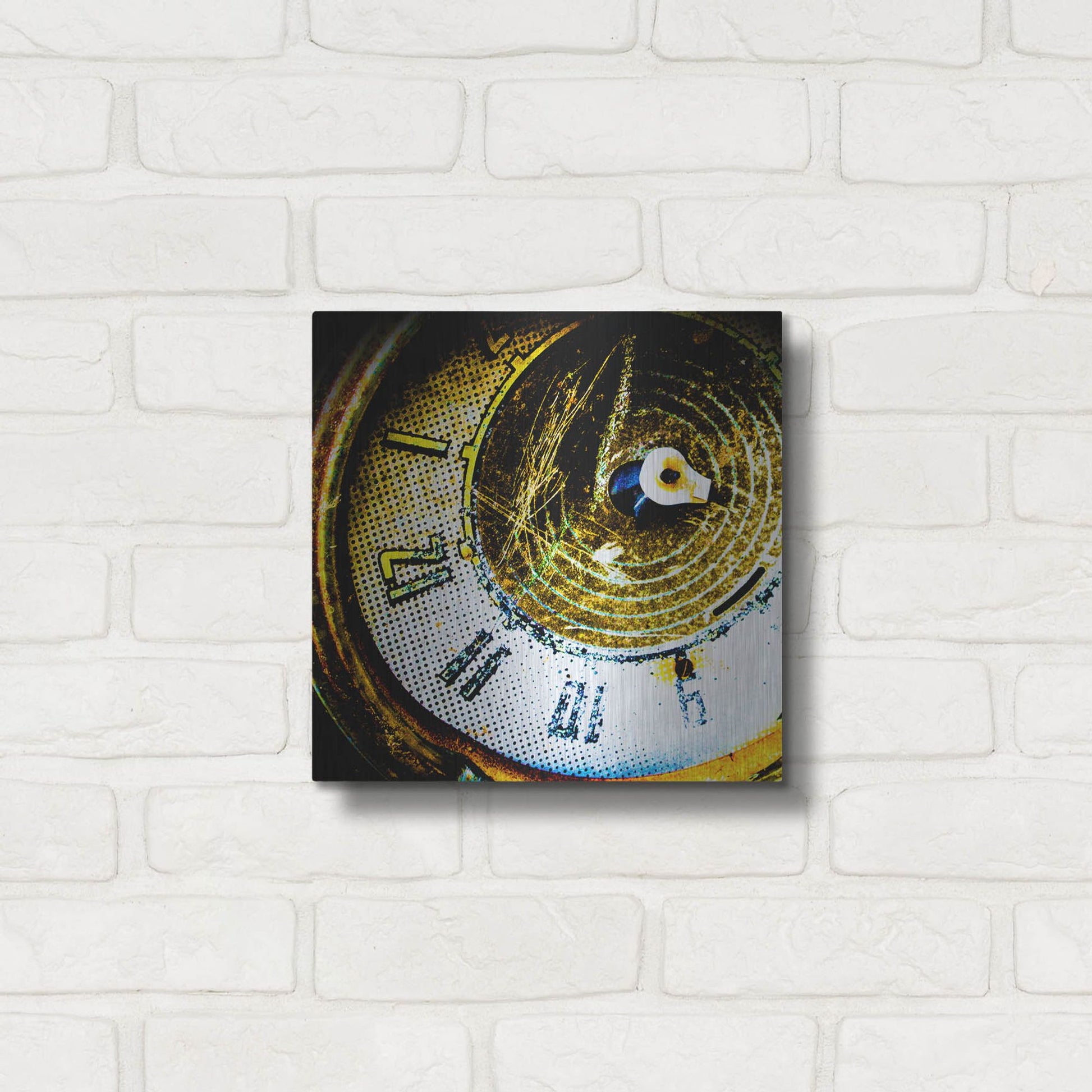 Luxe Metal Art 'Garage 2' by Lightbox Journal, Metal Wall Art,12x12