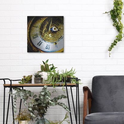 Luxe Metal Art 'Garage 2' by Lightbox Journal, Metal Wall Art,12x12