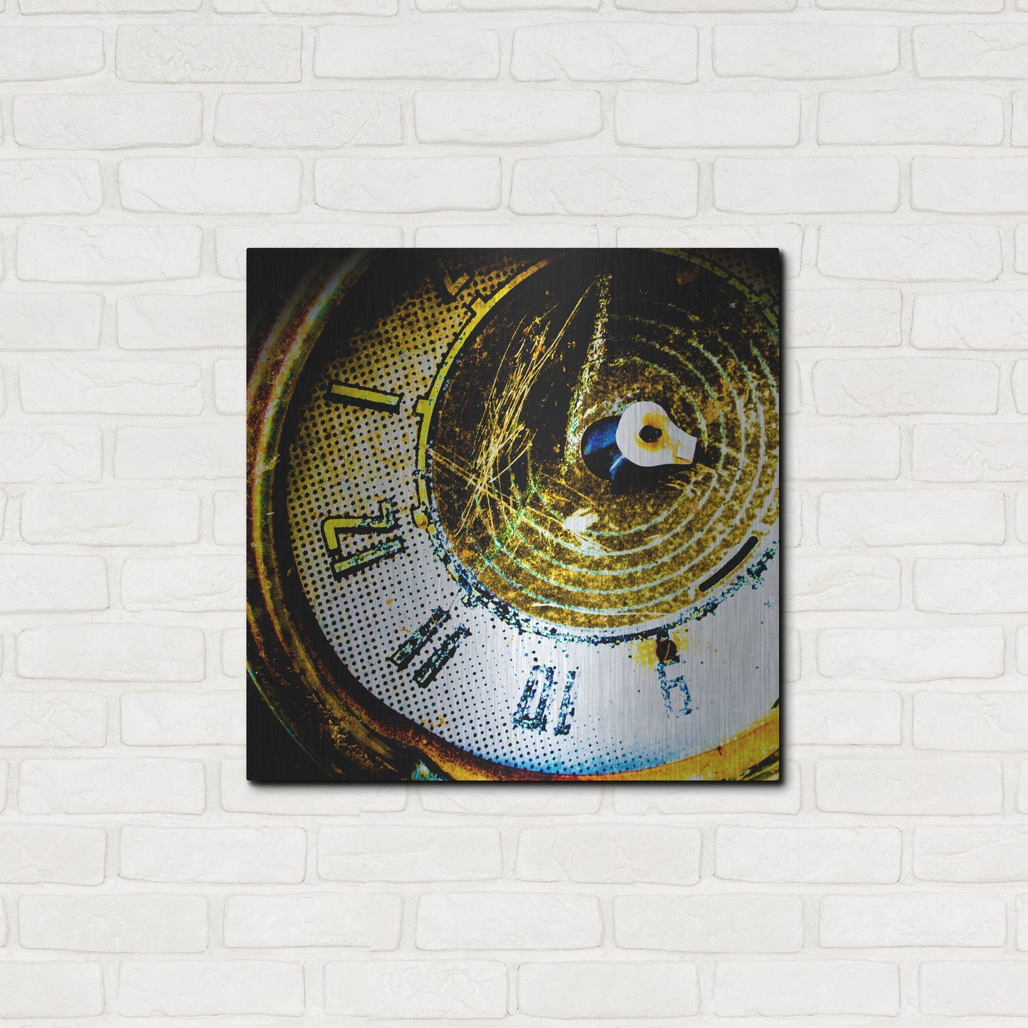 Luxe Metal Art 'Garage 2' by Lightbox Journal, Metal Wall Art,24x24