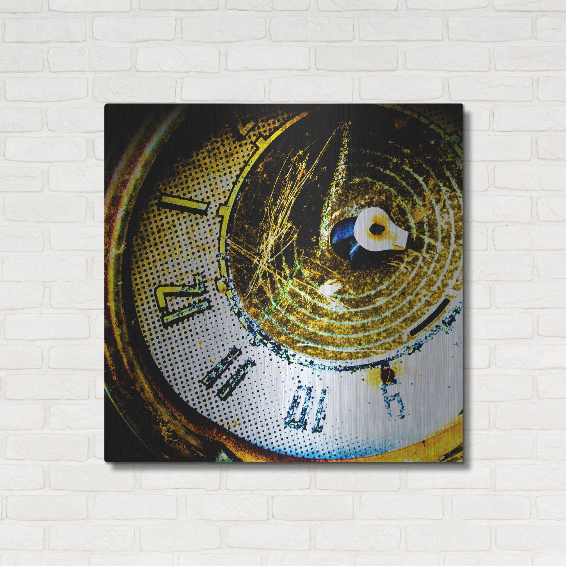 Luxe Metal Art 'Garage 2' by Lightbox Journal, Metal Wall Art,36x36