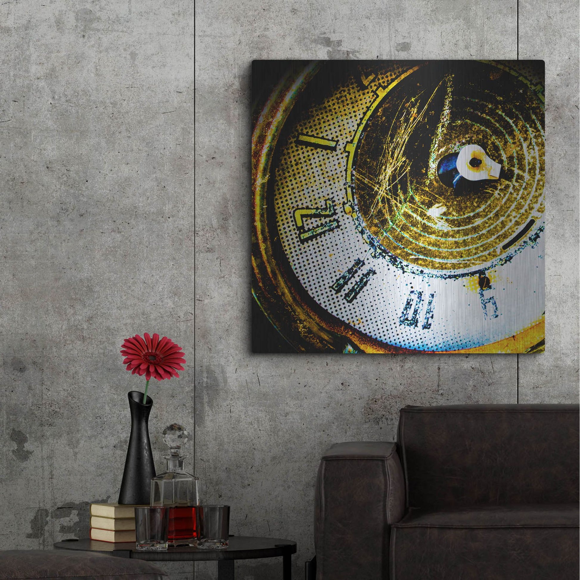 Luxe Metal Art 'Garage 2' by Lightbox Journal, Metal Wall Art,36x36