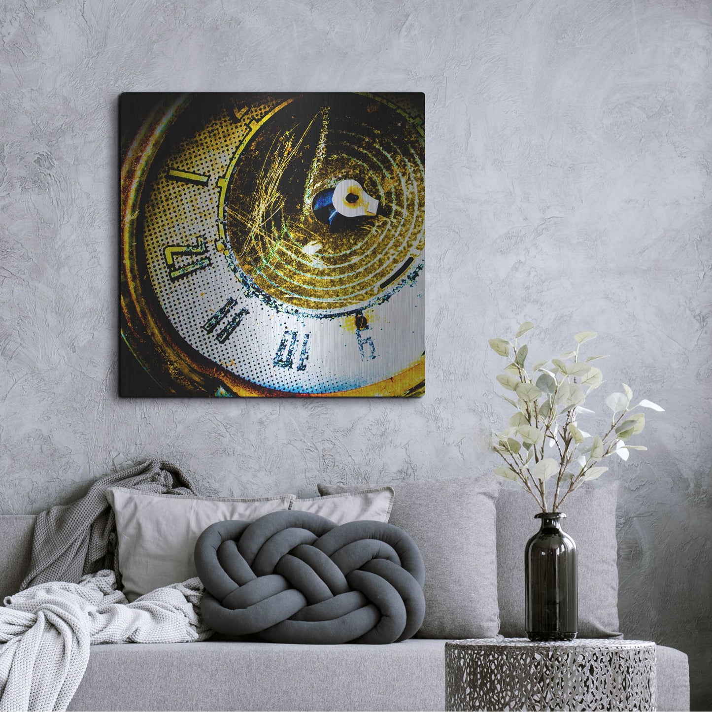 Luxe Metal Art 'Garage 2' by Lightbox Journal, Metal Wall Art,36x36