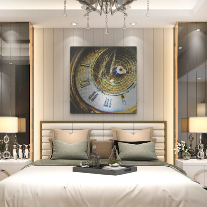 Luxe Metal Art 'Garage 2' by Lightbox Journal, Metal Wall Art,36x36