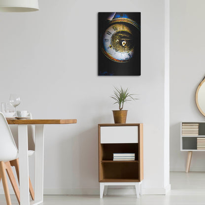 Luxe Metal Art 'Garage Clock' by Lightbox Journal, Metal Wall Art,16x24