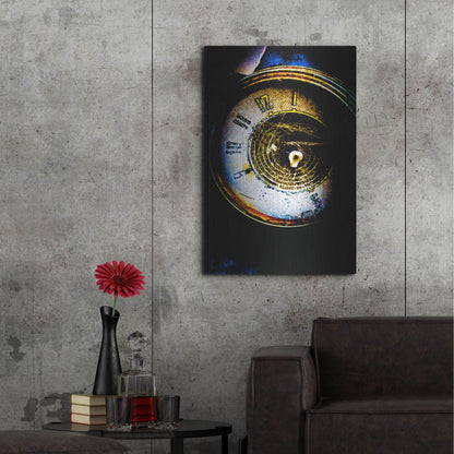 Luxe Metal Art 'Garage Clock' by Lightbox Journal, Metal Wall Art,24x36