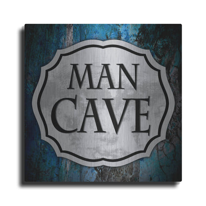 Luxe Metal Art 'Man Cave 1' by Lightbox Journal, Metal Wall Art