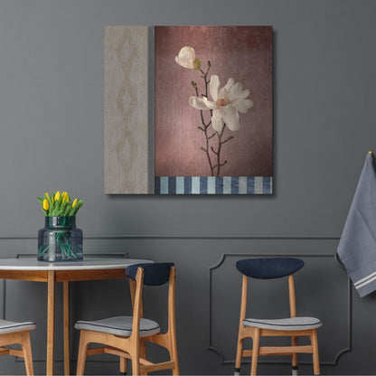 Luxe Metal Art 'Magnolia Diamond 2' by Lightbox Journal, Metal Wall Art,36x36