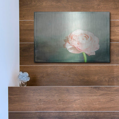 Luxe Metal Art 'Peony 03' by Lightbox Journal, Metal Wall Art,16x12
