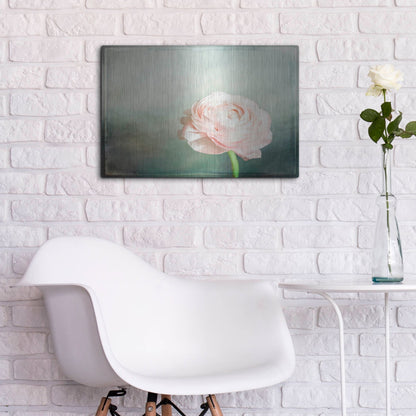 Luxe Metal Art 'Peony 03' by Lightbox Journal, Metal Wall Art,24x16