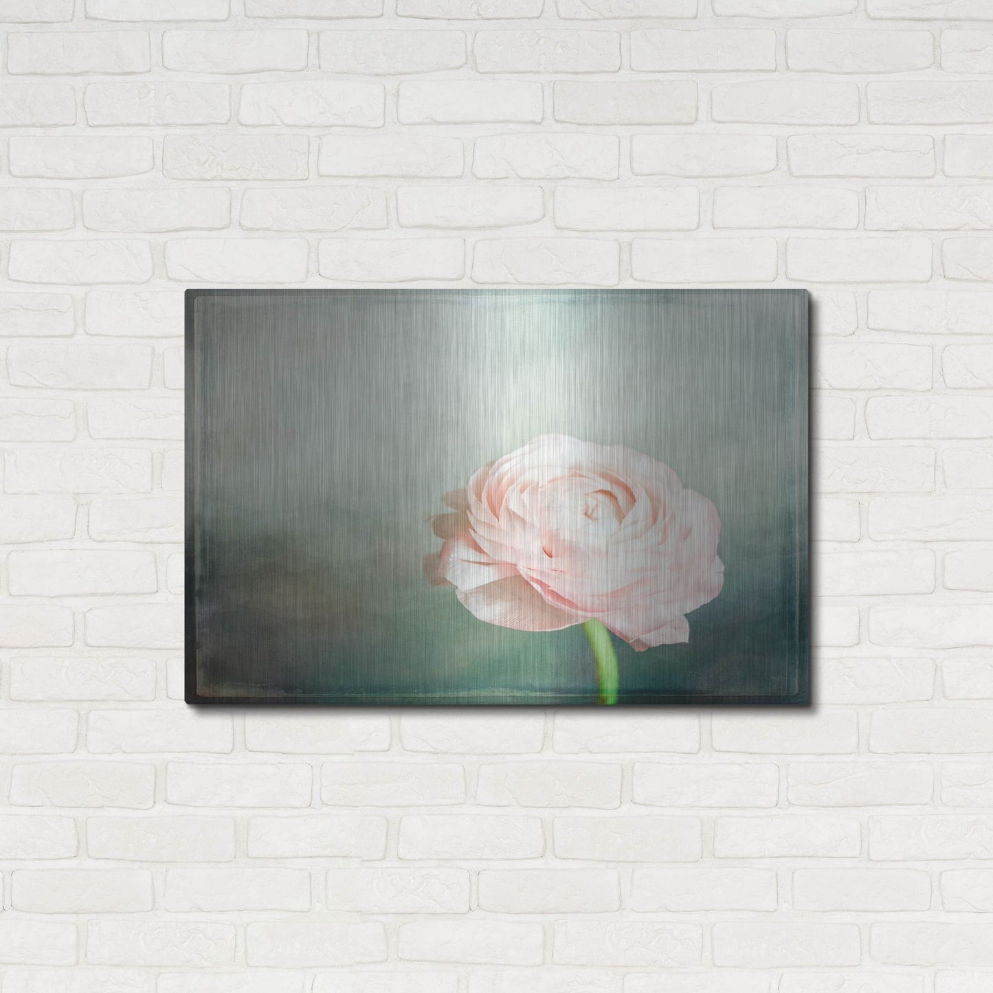 Luxe Metal Art 'Peony 03' by Lightbox Journal, Metal Wall Art,36x24