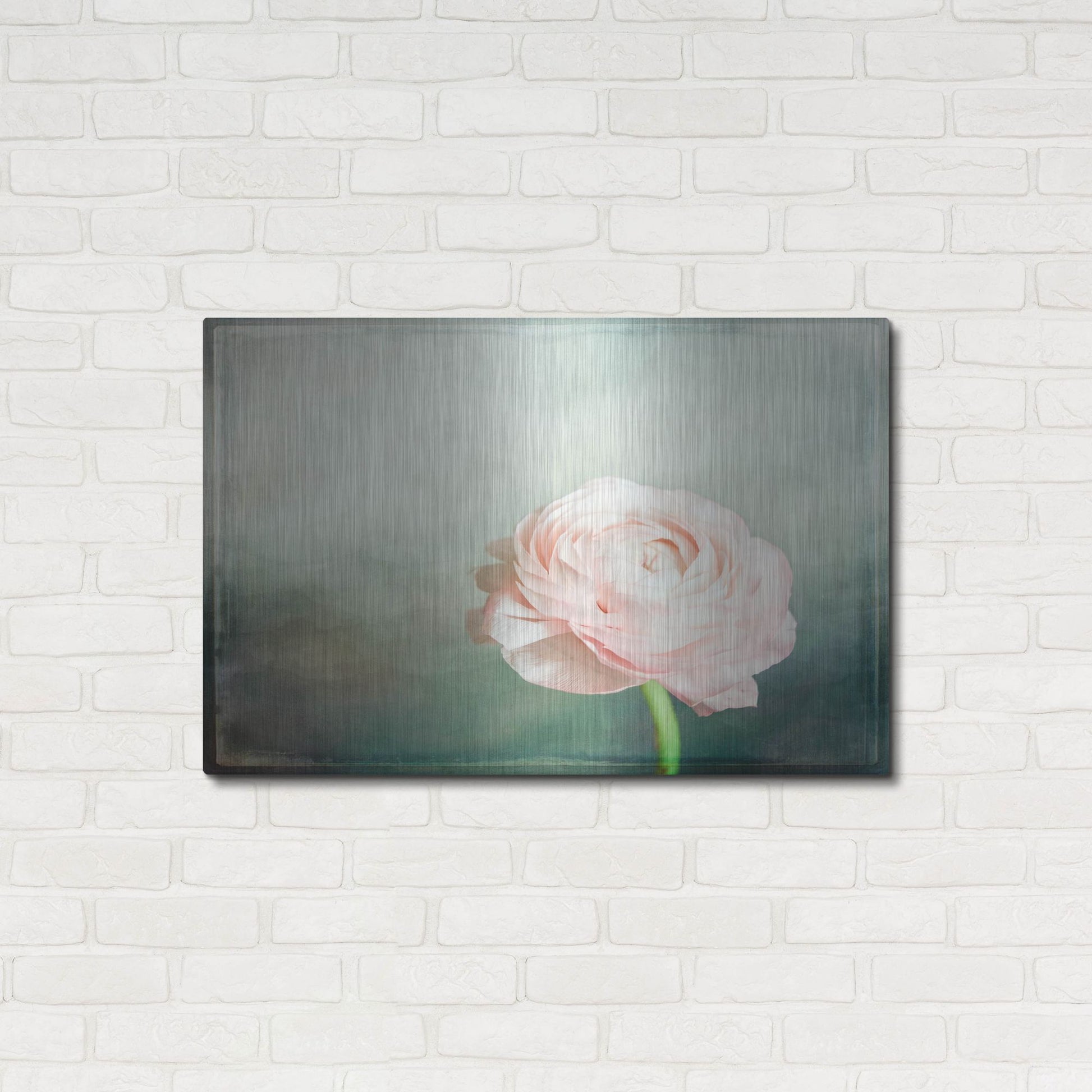 Luxe Metal Art 'Peony 03' by Lightbox Journal, Metal Wall Art,36x24