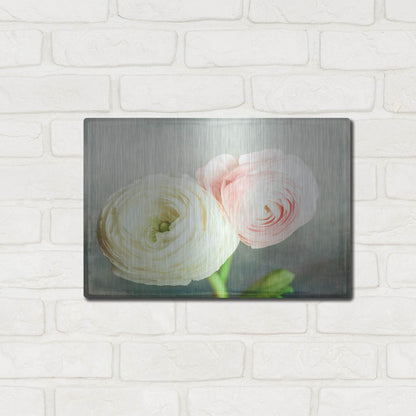Luxe Metal Art 'Peony 06' by Lightbox Journal, Metal Wall Art,16x12