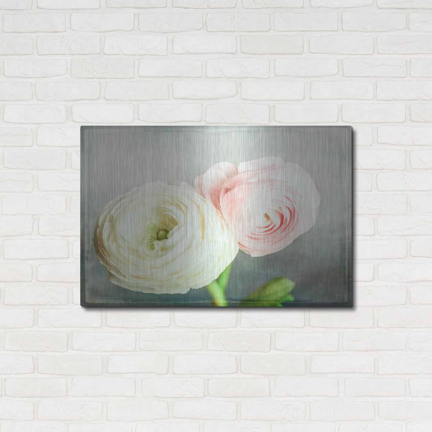 Luxe Metal Art 'Peony 06' by Lightbox Journal, Metal Wall Art,36x24