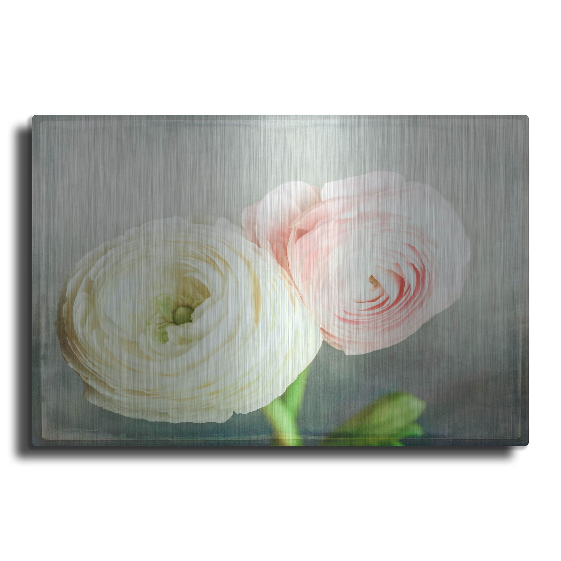 Luxe Metal Art 'Peony 06' by Lightbox Journal, Metal Wall Art