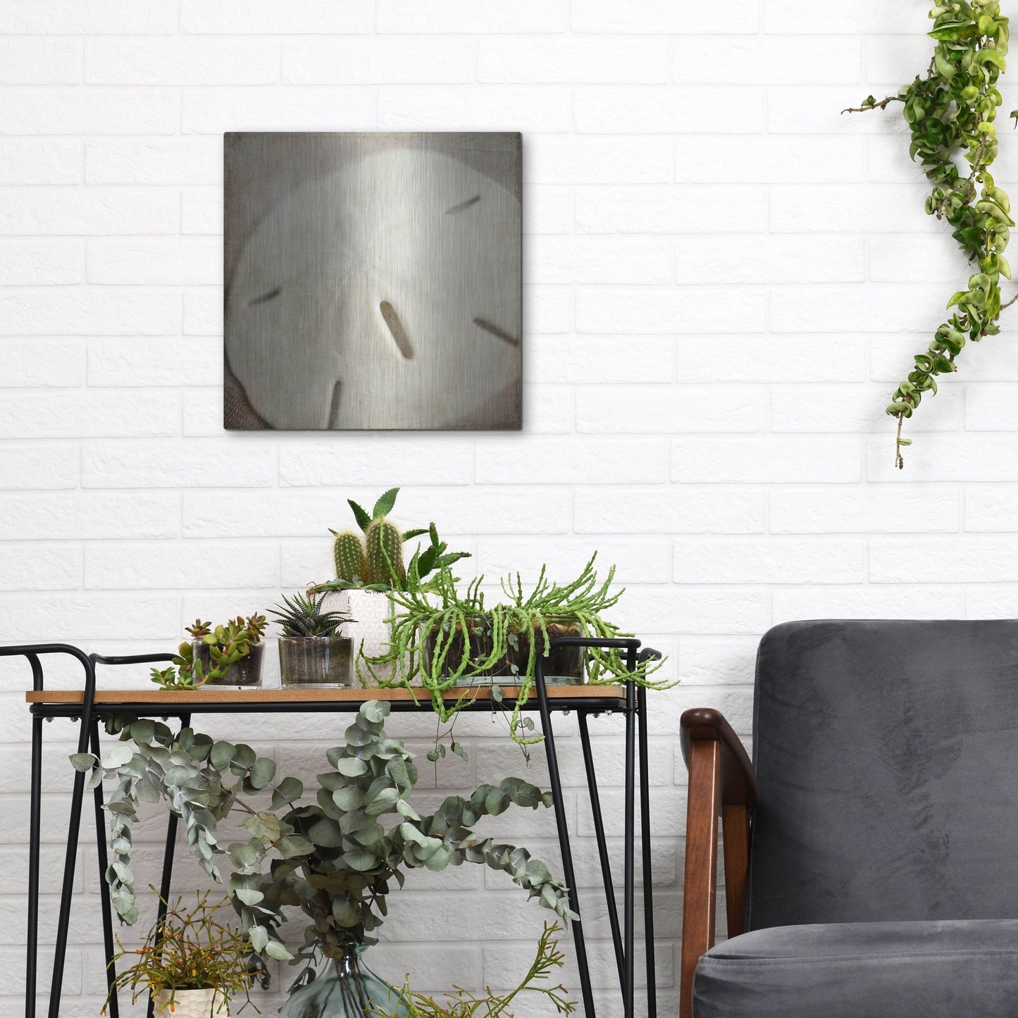 Luxe Metal Art 'Under the Sea 02' by Lightbox Journal, Metal Wall Art,12x12