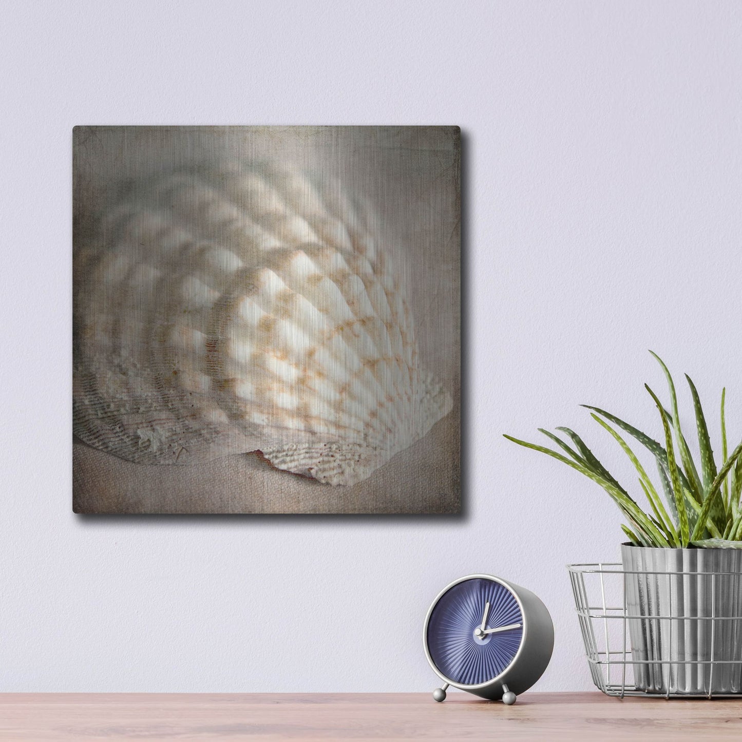 Luxe Metal Art 'Under the Sea 04' by Lightbox Journal, Metal Wall Art,12x12