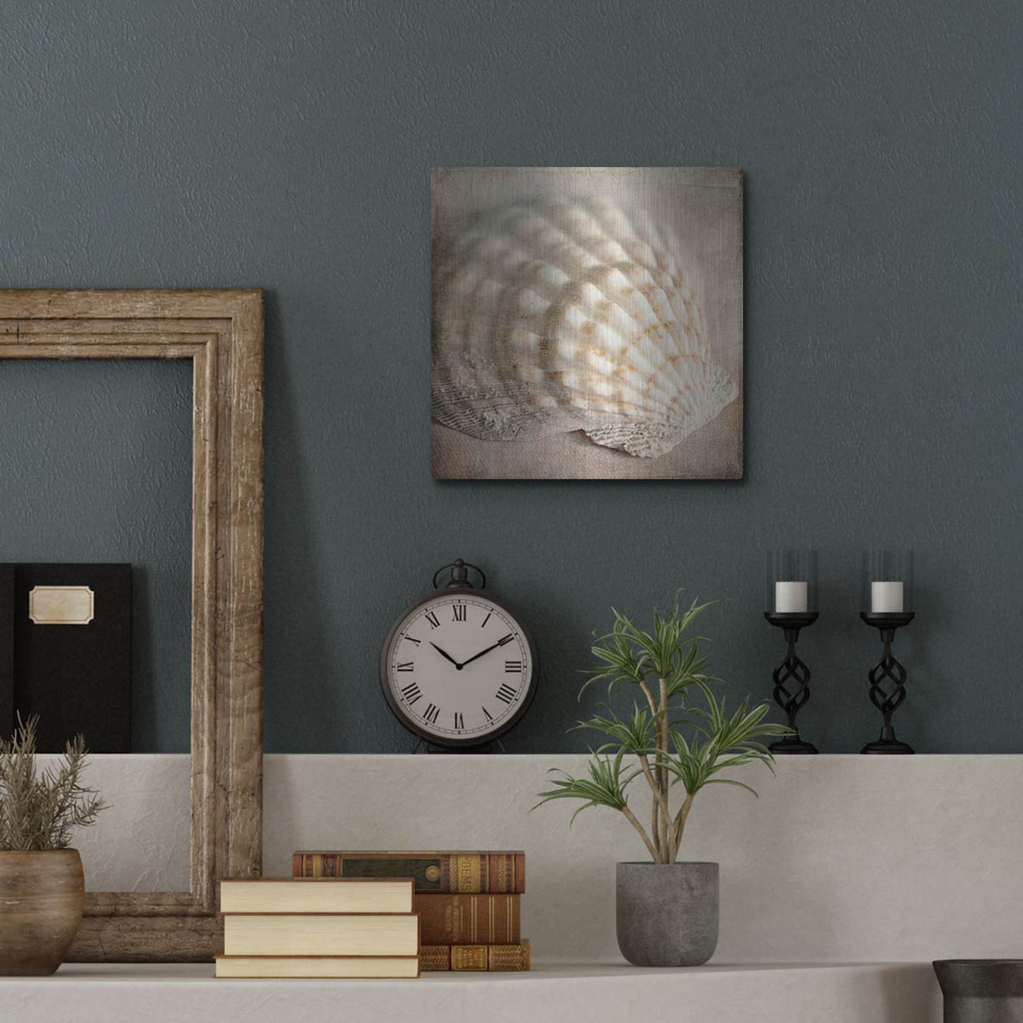 Luxe Metal Art 'Under the Sea 04' by Lightbox Journal, Metal Wall Art,12x12