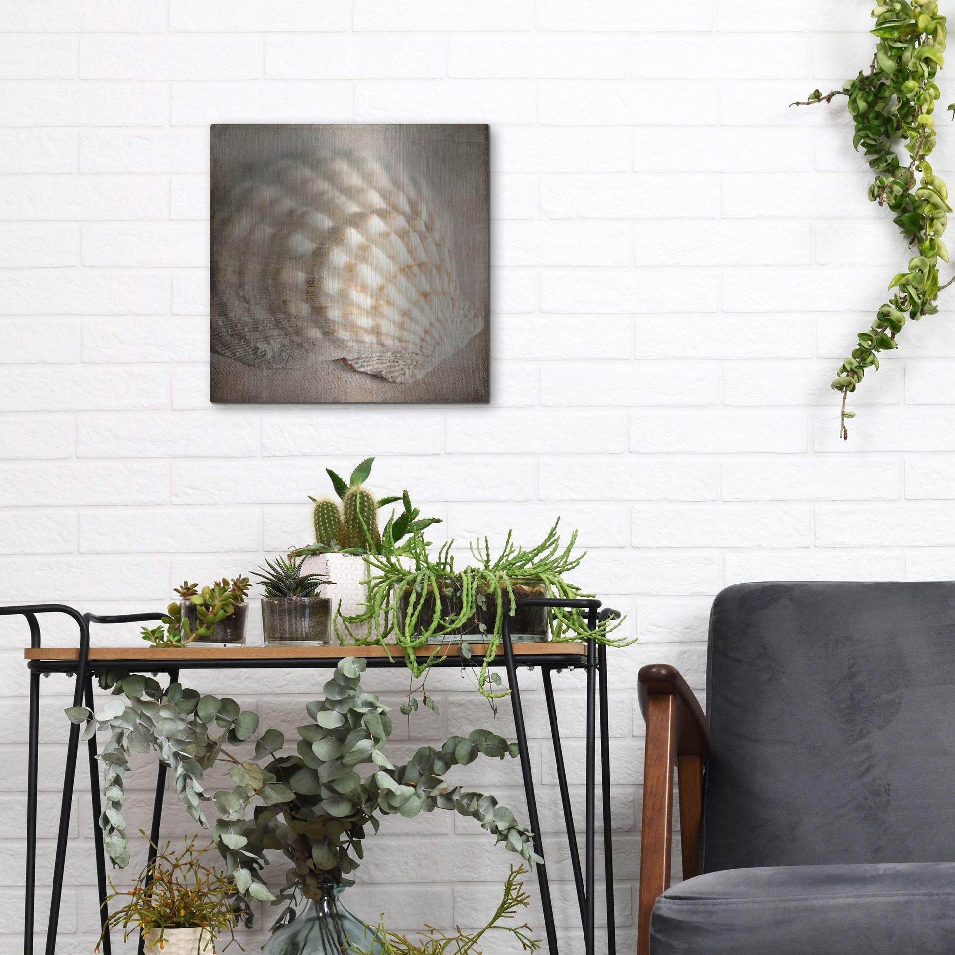 Luxe Metal Art 'Under the Sea 04' by Lightbox Journal, Metal Wall Art,12x12