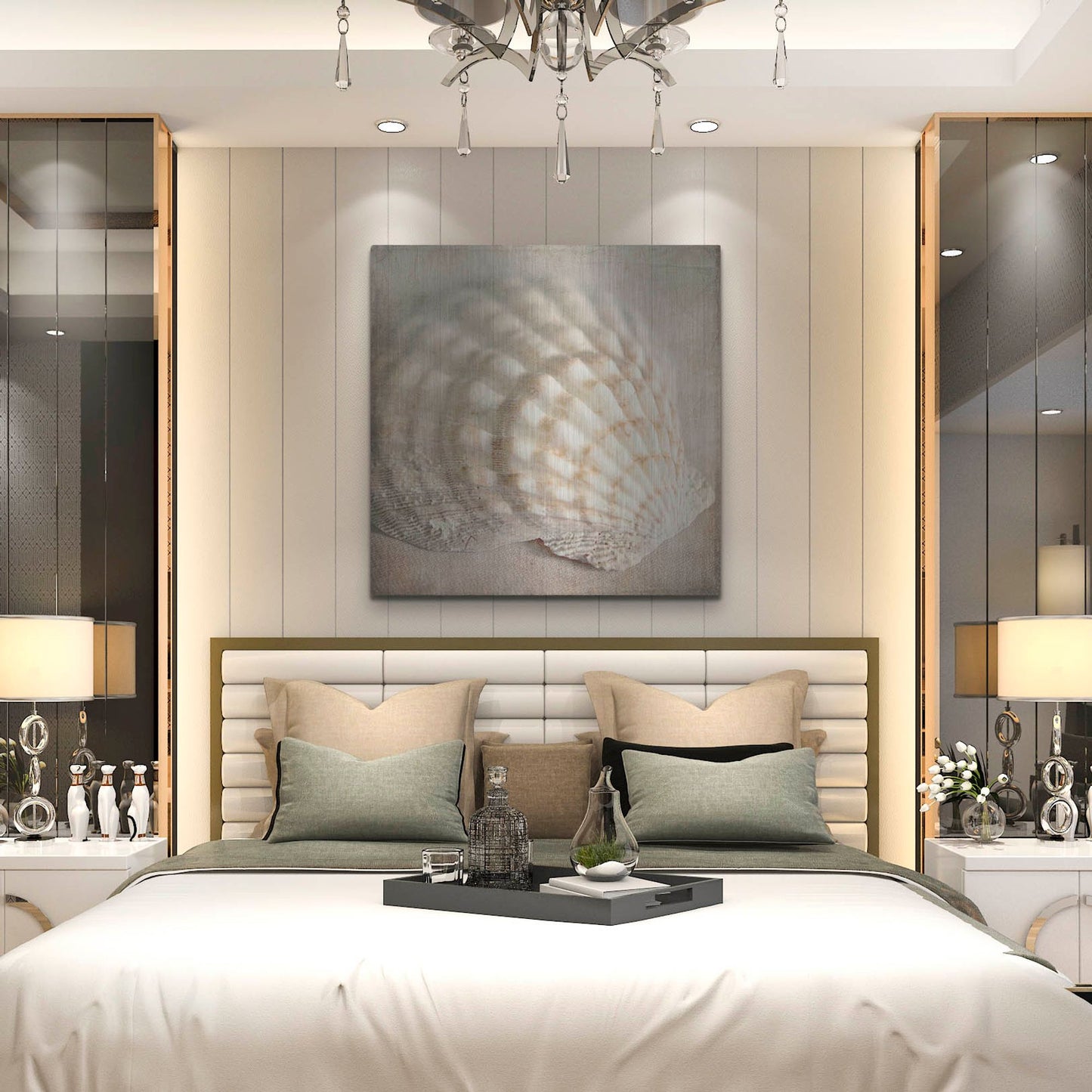 Luxe Metal Art 'Under the Sea 04' by Lightbox Journal, Metal Wall Art,36x36