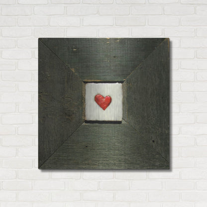 Luxe Metal Art 'Hearts' Desire Green' by LovIsArt, Metal Wall Art,36x36