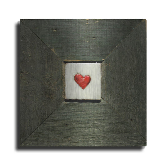 Luxe Metal Art 'Hearts' Desire Green' by LovIsArt, Metal Wall Art