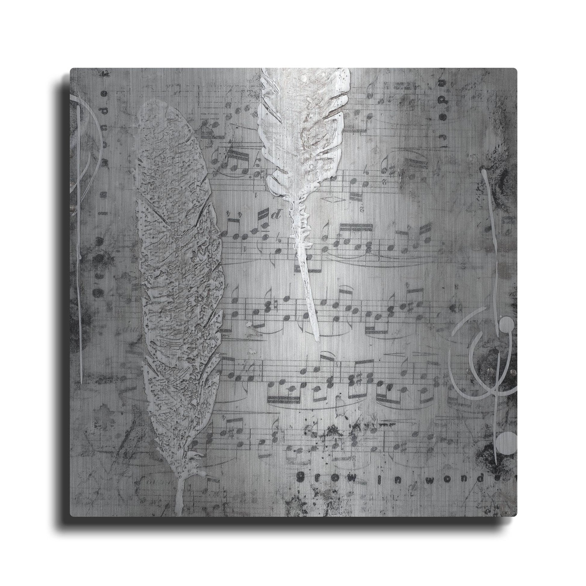 Luxe Metal Art 'Heaven Sent 2' by LovIsArt, Metal Wall Art