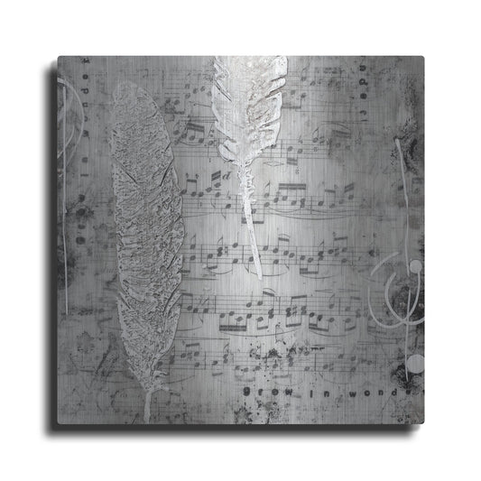 Luxe Metal Art 'Heaven Sent 2' by LovIsArt, Metal Wall Art