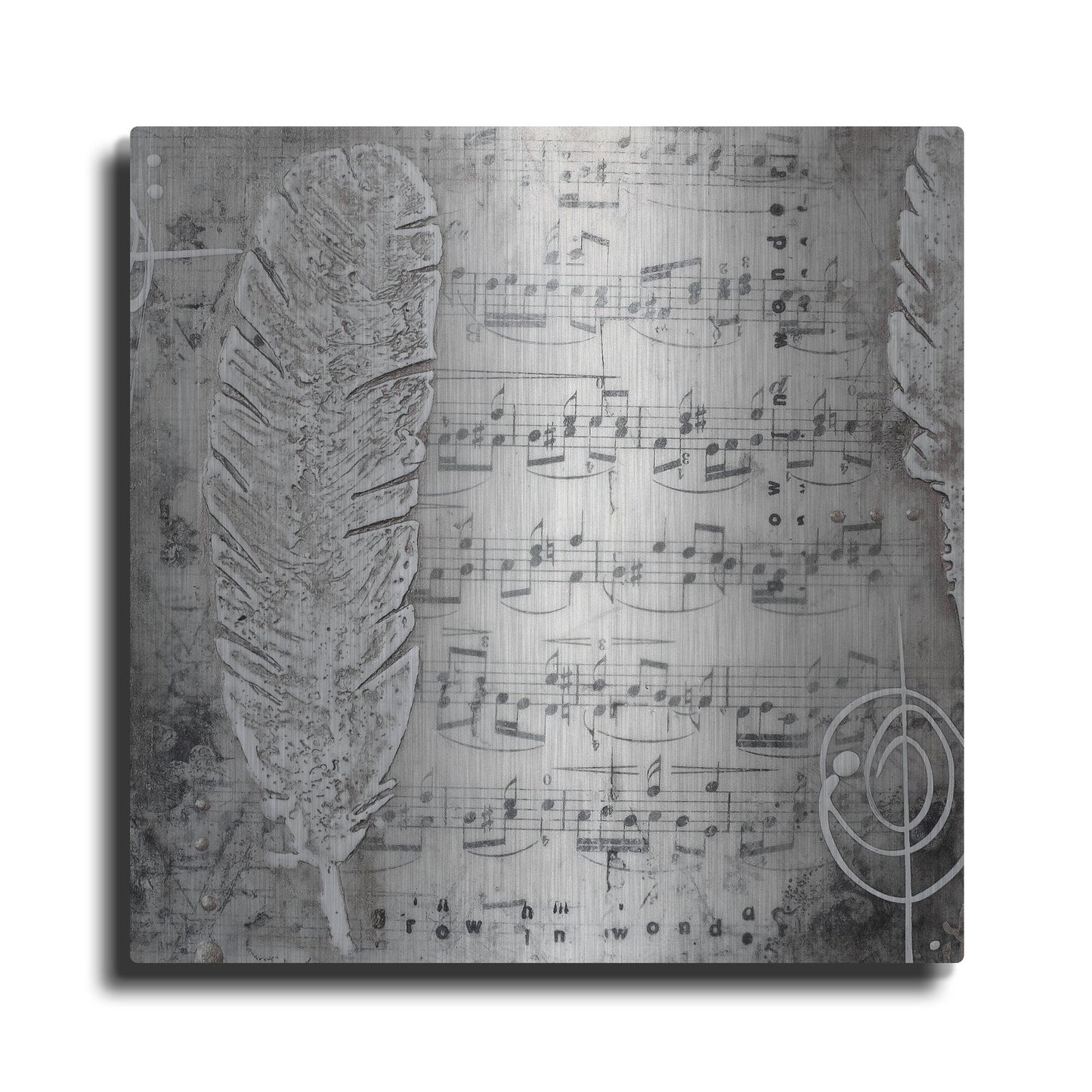 Luxe Metal Art 'Heaven Sent 3' by LovIsArt, Metal Wall Art