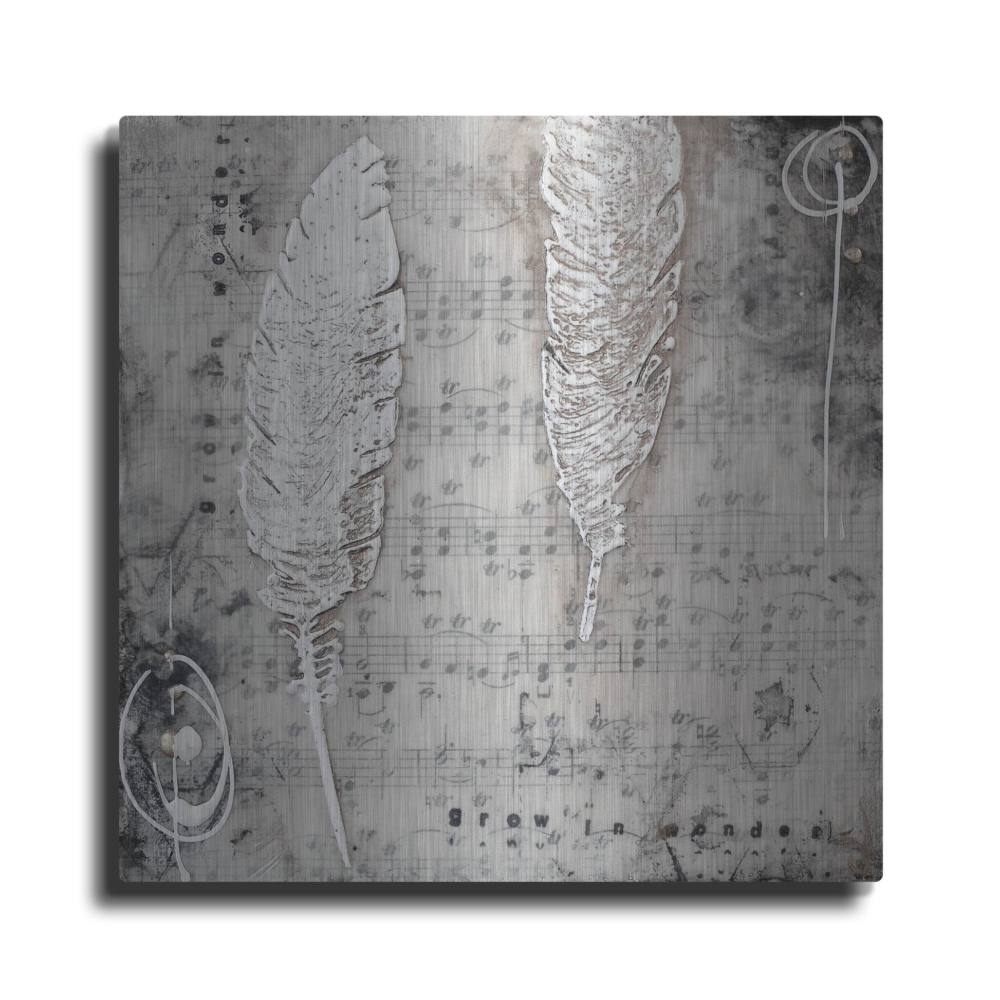 Luxe Metal Art 'Heaven Sent' by LovIsArt, Metal Wall Art