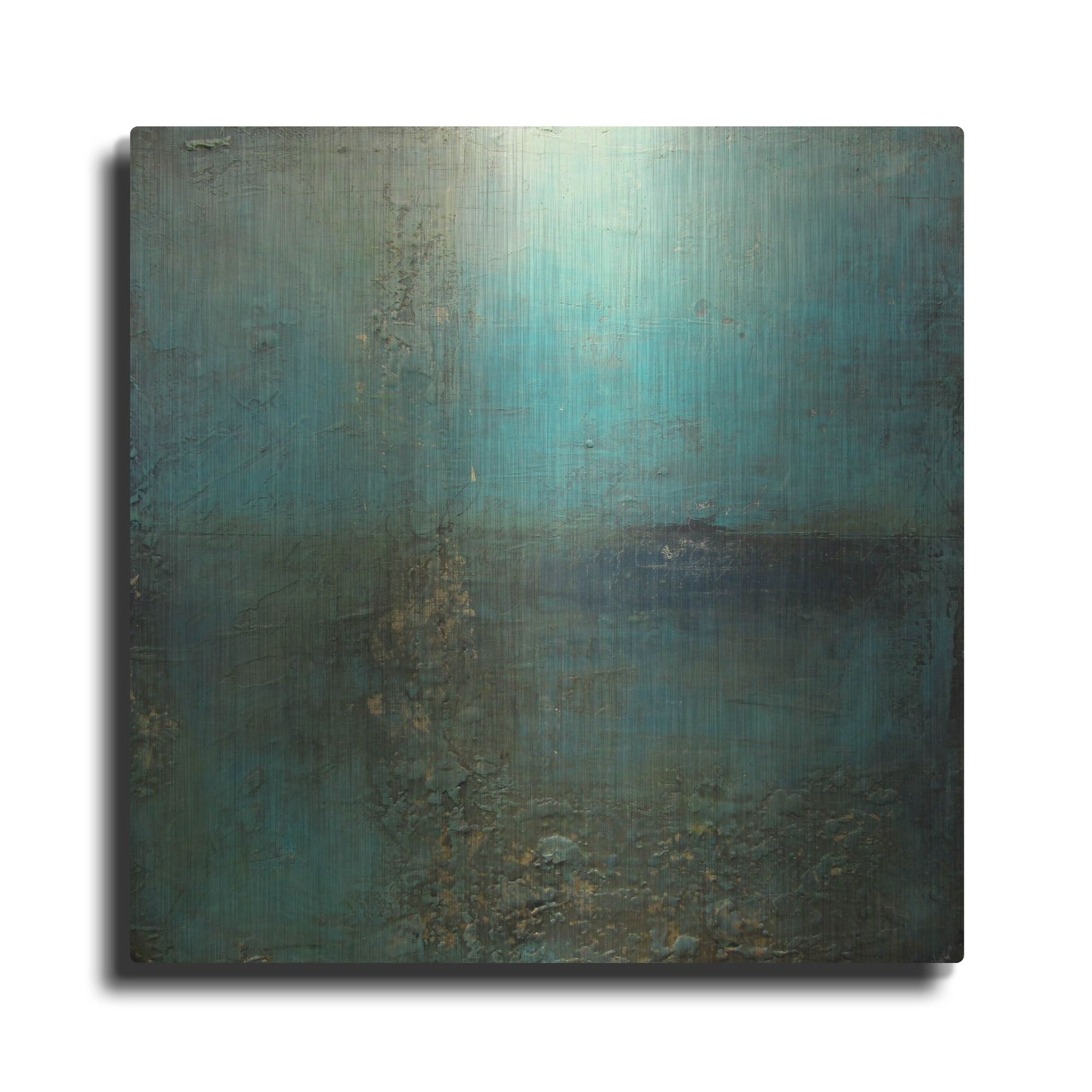 Luxe Metal Art 'Ocean Calm' by LovIsArt, Metal Wall Art