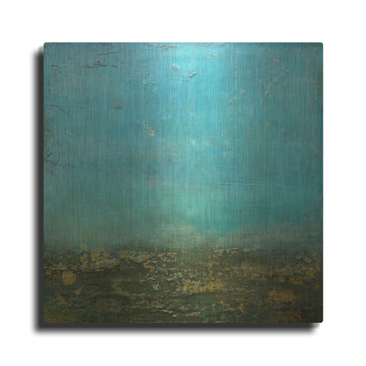 Luxe Metal Art 'Ocean Floor' by LovIsArt, Metal Wall Art