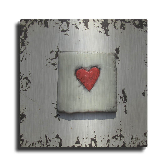 Luxe Metal Art 'Once Upon A Love 3' by LovIsArt, Metal Wall Art