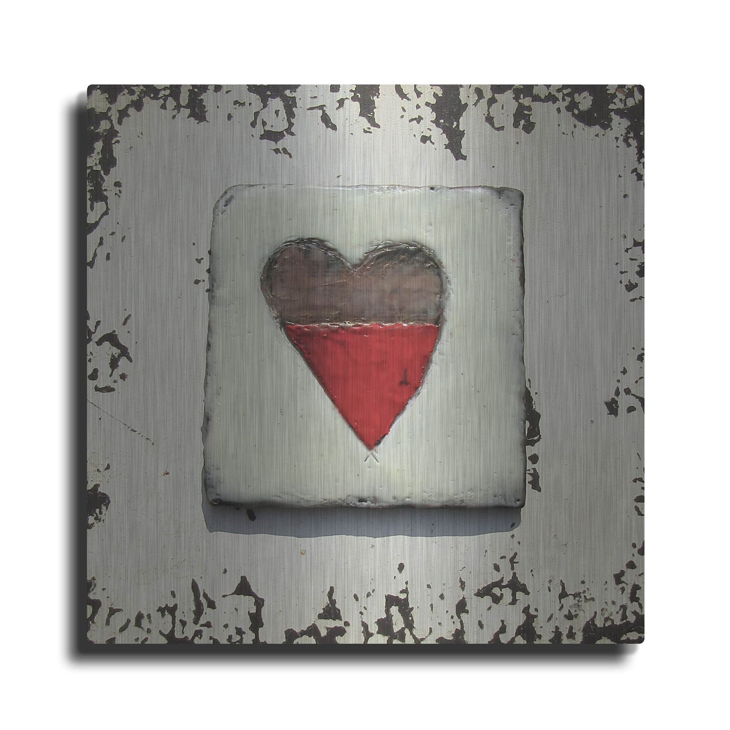 Luxe Metal Art 'Once Upon A Love 4' by LovIsArt, Metal Wall Art