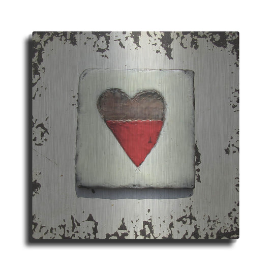 Luxe Metal Art 'Once Upon A Love 4' by LovIsArt, Metal Wall Art