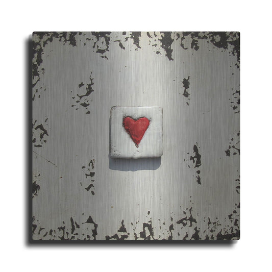 Luxe Metal Art 'Once Upon A Love 5' by LovIsArt, Metal Wall Art