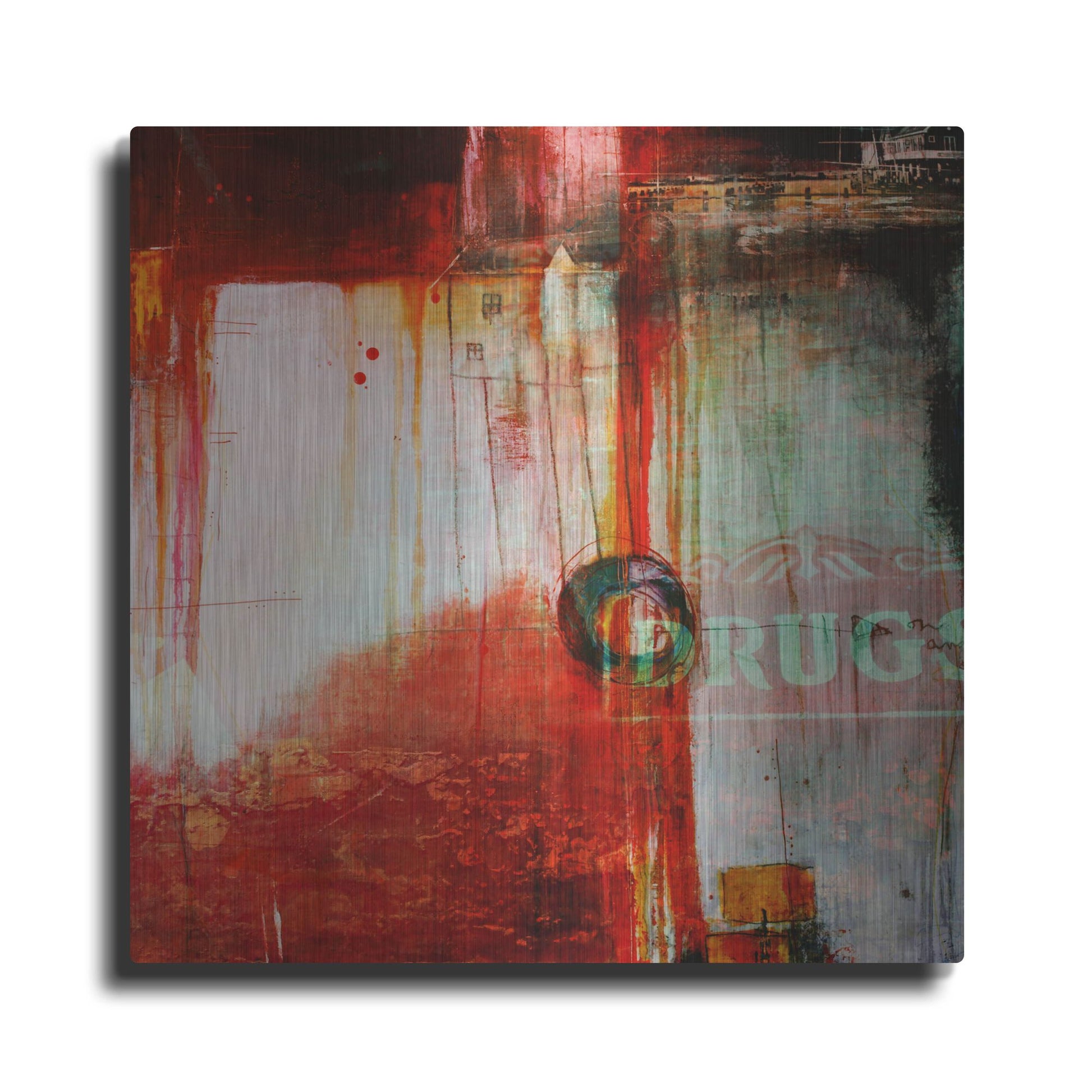 Luxe Metal Art 'A Cautionary Tale' by LovIsArt, Metal Wall Art