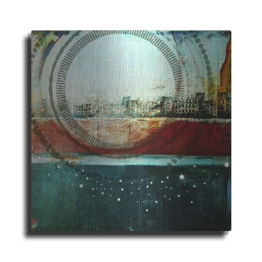 Luxe Metal Art 'Bright Lights, Big City' by LovIsArt, Metal Wall Art