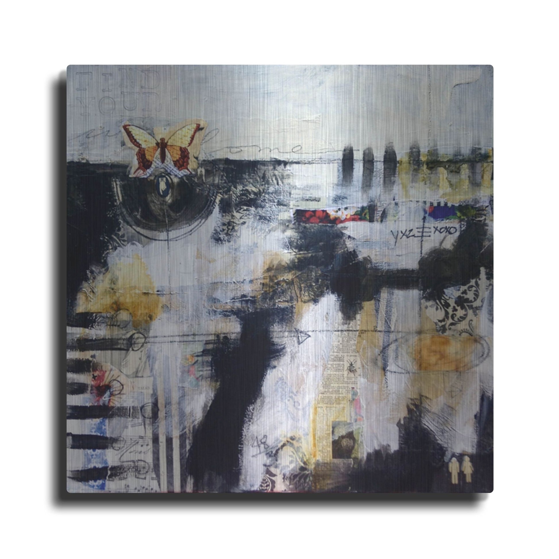 Luxe Metal Art 'Fullsizerender-4 2' by LovIsArt, Metal Wall Art