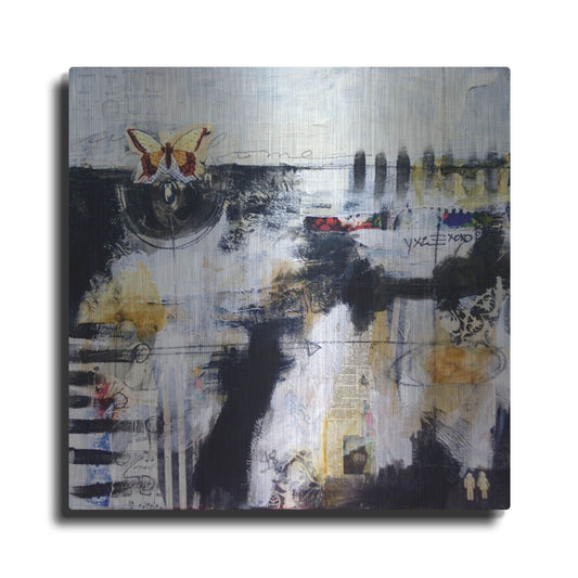 Luxe Metal Art 'Fullsizerender-4 2' by LovIsArt, Metal Wall Art