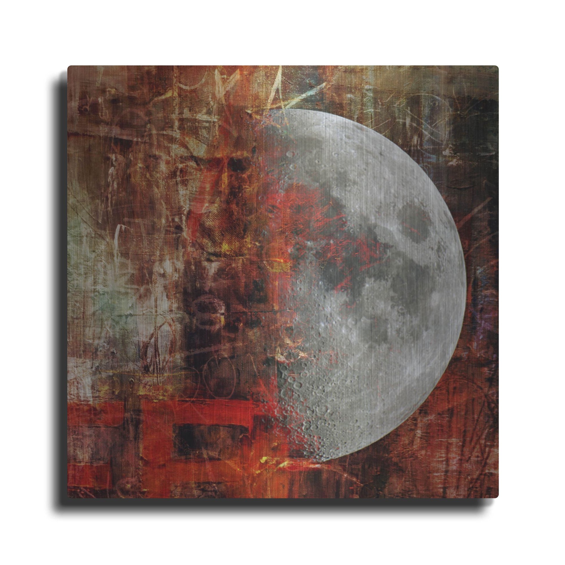 Luxe Metal Art 'To The Moon And Beyond' by LovIsArt, Metal Wall Art